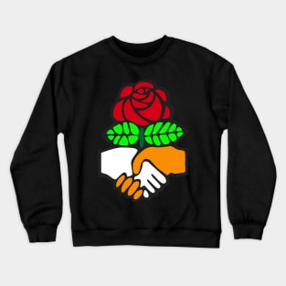 Dsa Democratic Socialists Of America Handshake Crewneck Sweatshirt